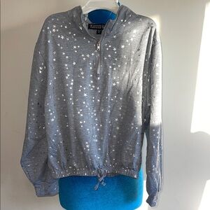 Kids Gray Star Print Top
